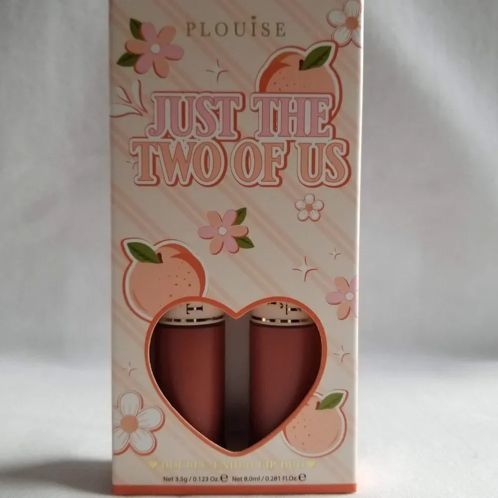 P.Louise - Just The Two Of Us Double Ended Lipstick - Peach Tease & Squeeze Me